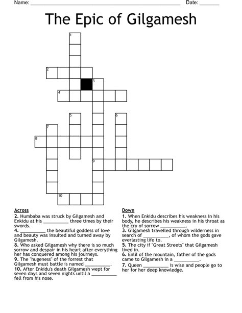 gilgamesh for one crossword|for one gilgamesh crossword.